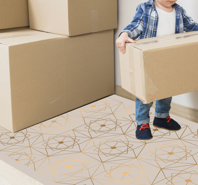 Gresie mozaic texturată maro - TenStickers