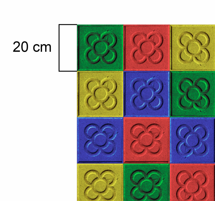 Covor de vinil hol pop art plăci de piatră panotate Pop art plăci - TenStickers