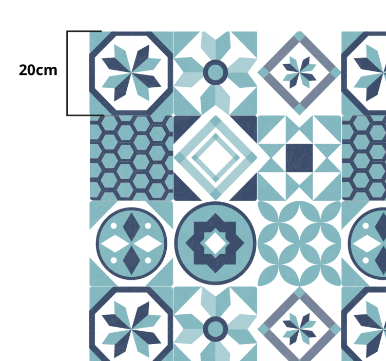 Covor de vinil mozaic mozaic de inspirație - TenStickers