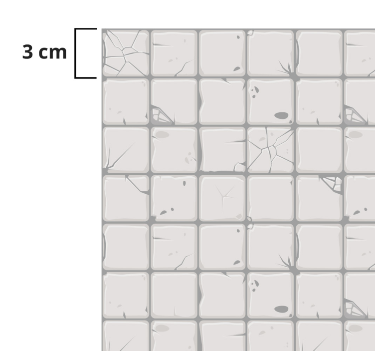 Covor sufragerie vechi din faianta alba - TenStickers