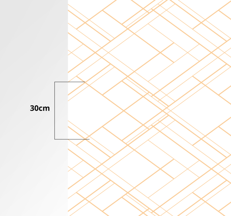 fraze neregulate aurii peste covorul alb de cameră - TenStickers