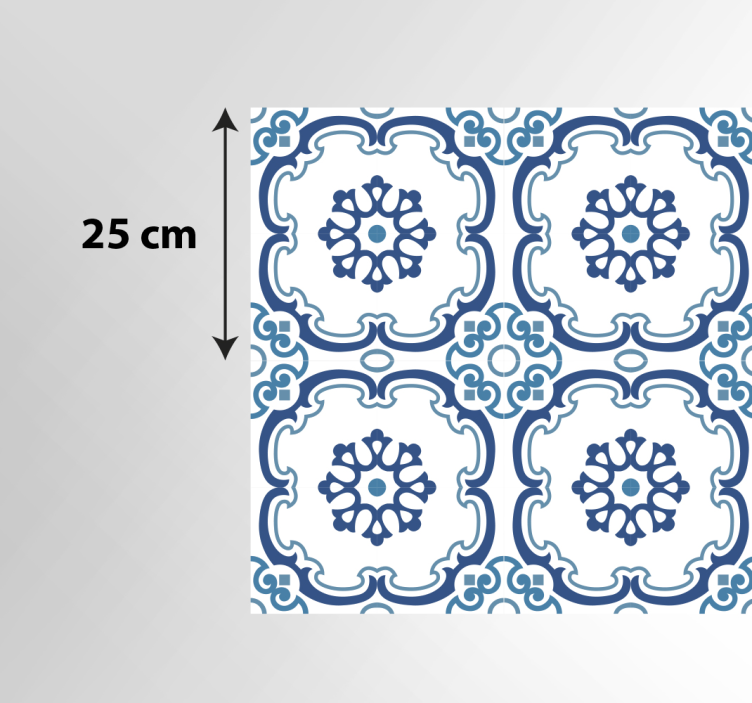 Covor din vinil de bucătărie model portughez - TenStickers