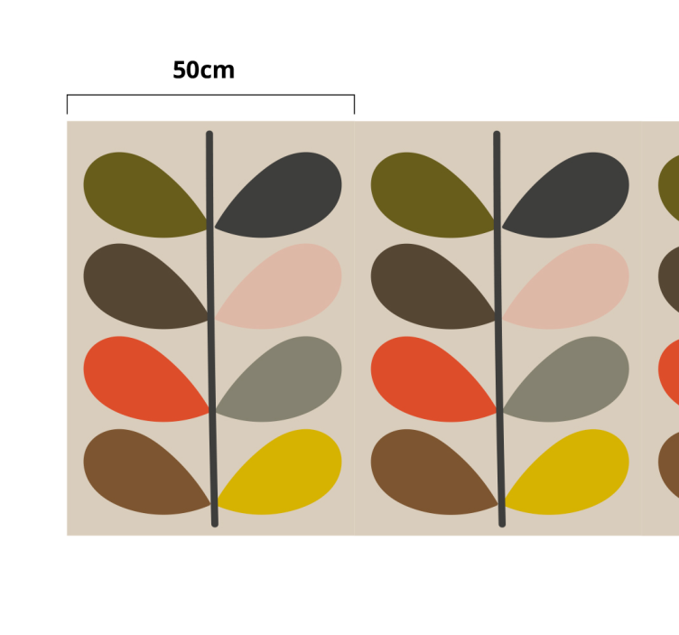 Covor de vinil modern orla kiely - TenStickers