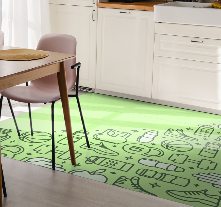 Alții covor de vinil accesorii de fitness - TenStickers