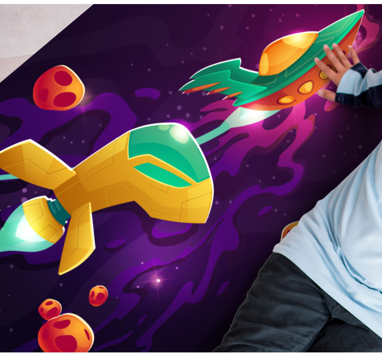 Alții covor de vinil conceptul de călătorie cosmică - TenStickers