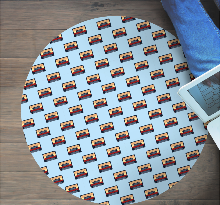 Covor de vinil epocă concept casetă retro - TenStickers