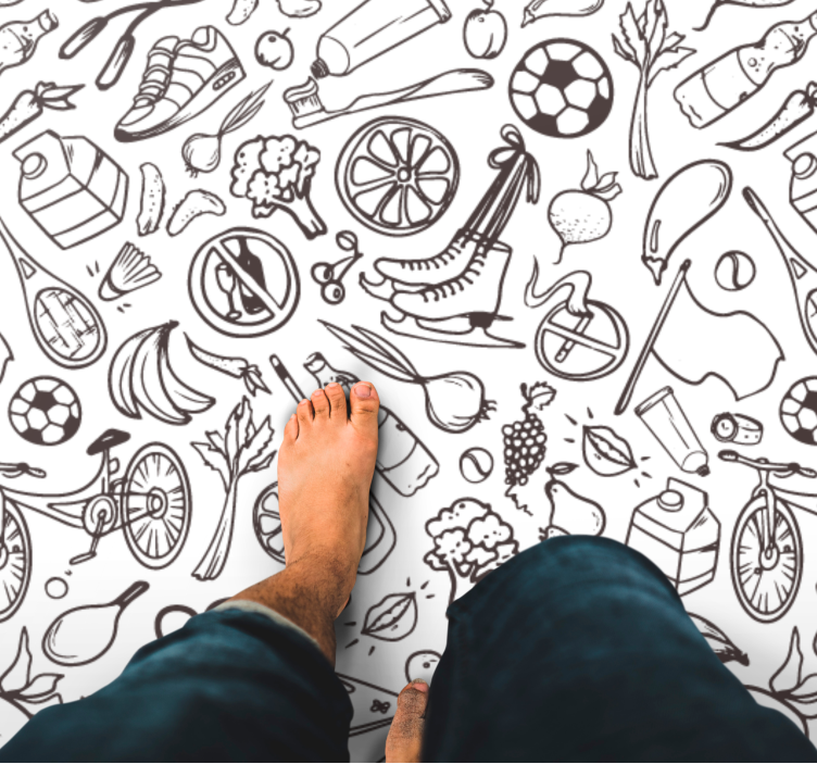 Alții covor de vinil icoane pentru stilul de viață activ - TenStickers