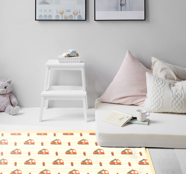 Alții covor de vinil temă de transport jucăuș - TenStickers