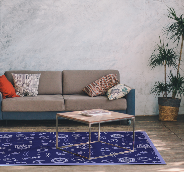 Ancore și frânghii covor modern - TenStickers