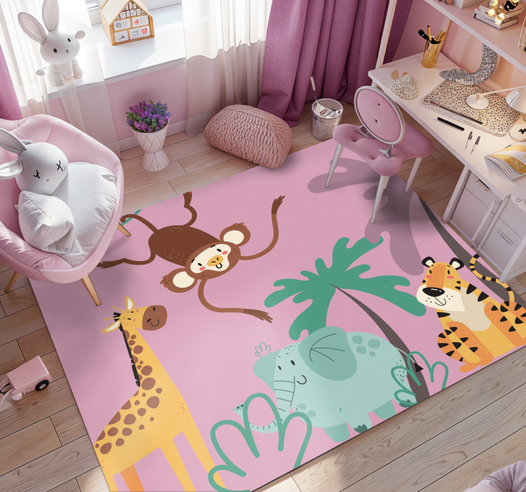 Covor pentru copii „boho” jungle kids - TenStickers