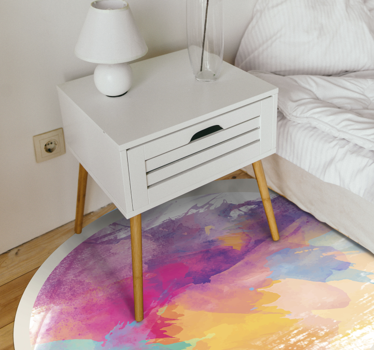 Covor modern cu design colorat abstract - TenStickers