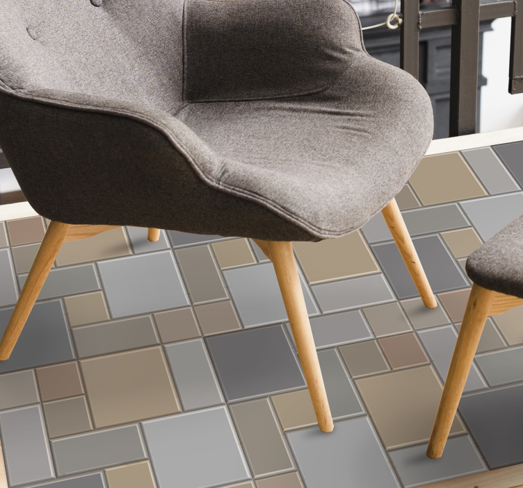 Covor relief gresie gri - TenStickers