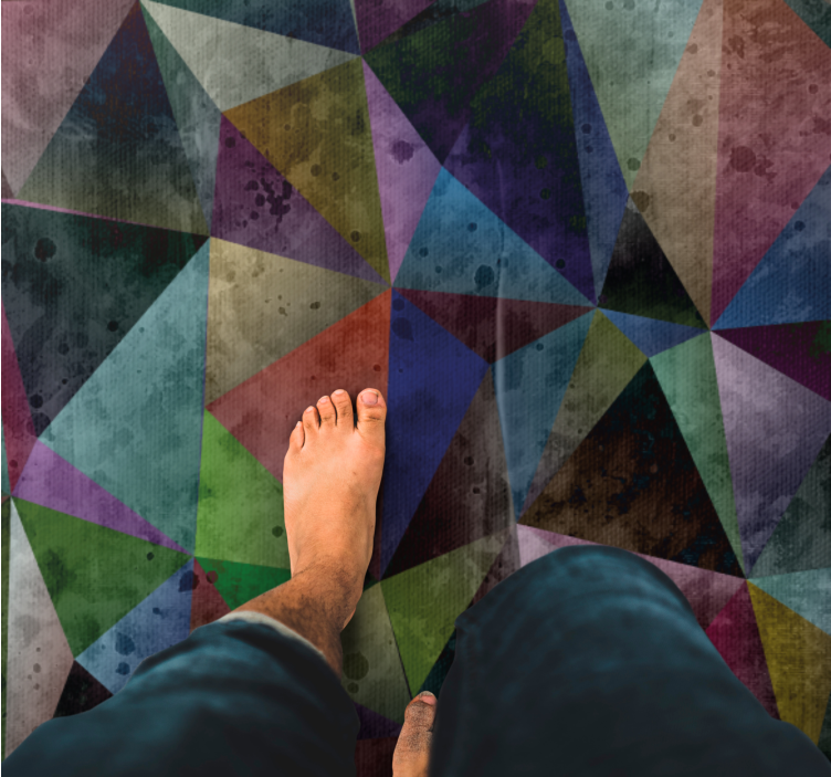 Picasso stil culoare adâncime model covor modern - TenStickers