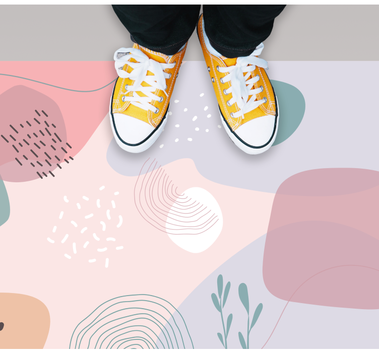 Covor modern vopsea pastel creativă - TenStickers