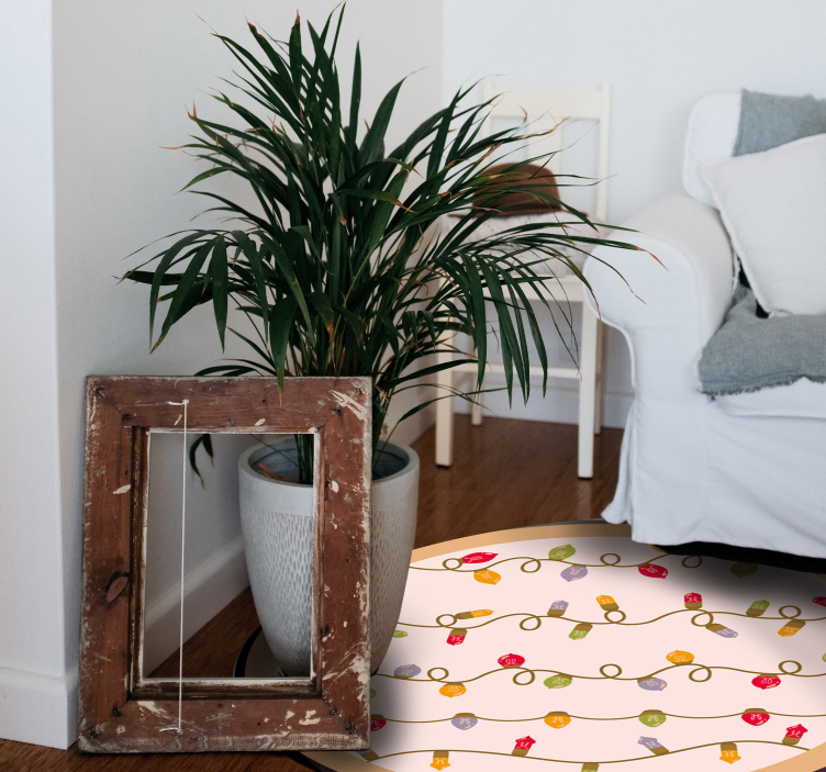 Lumini de craciun covor de brad - TenStickers