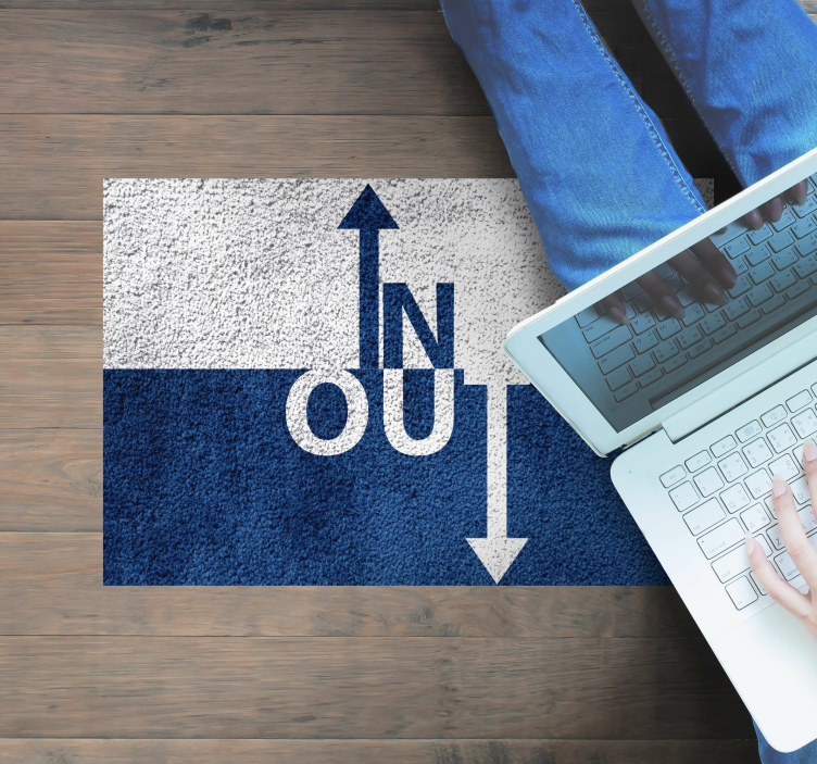 Covoare de vinil cu fraze in out directional - TenStickers