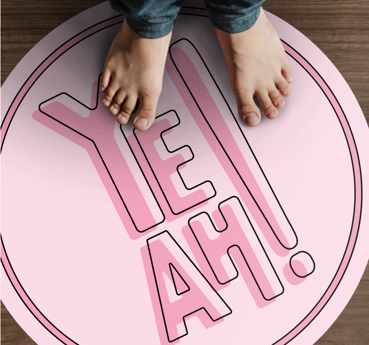 Covoare de vinil cu fraze motiv text expresiv - TenStickers