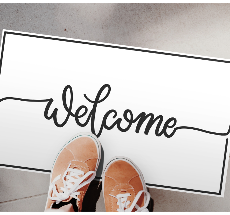 Covor vinil hol intrare o primire elegantă - TenStickers