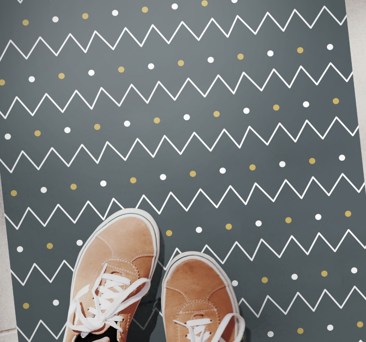 Covoare geometrice cu model geometric nordic - TenStickers