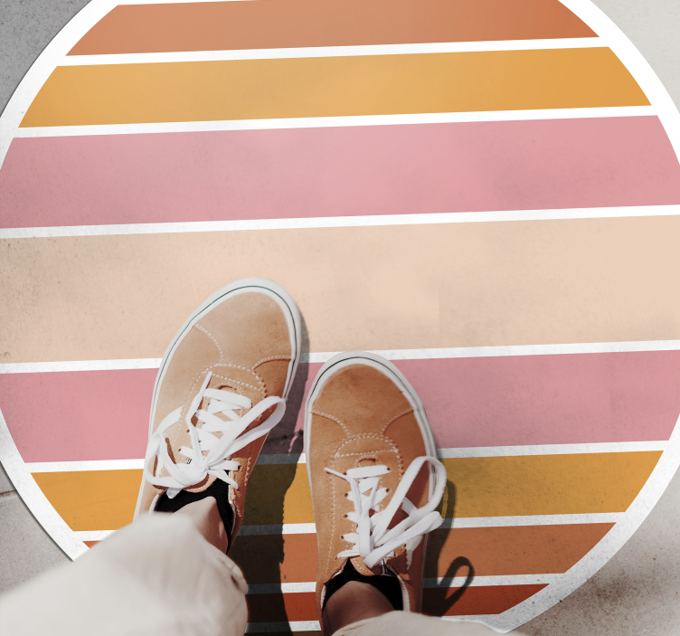 Covoare geometrice din vinil din anii '70 - TenStickers