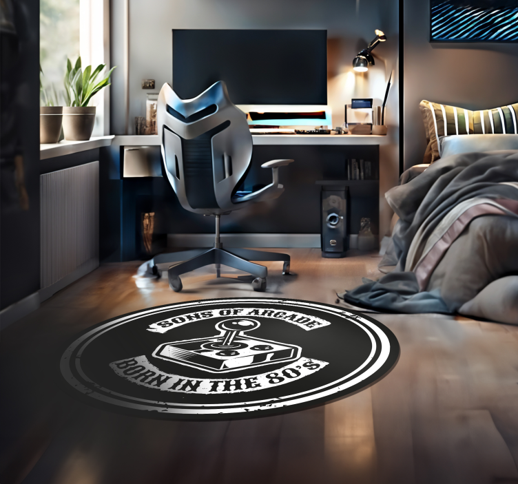 Covor personalizat fiii anilor 80 - TenStickers