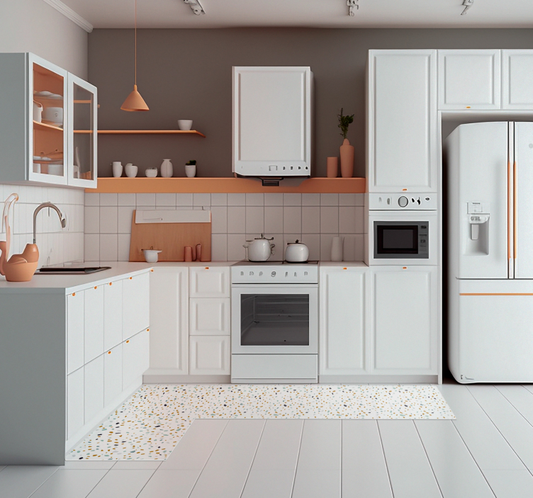 Covor cu textură de tip terrazzo în stil nordic - TenStickers