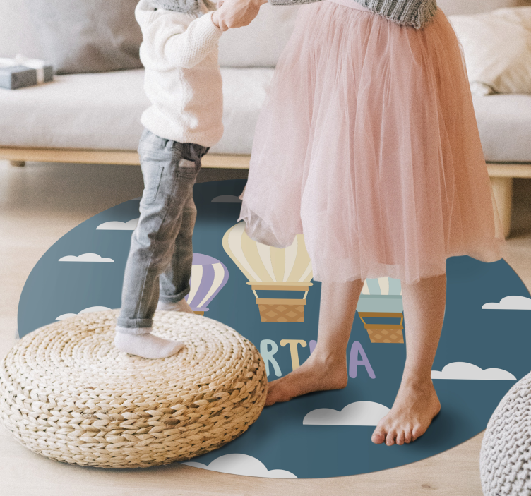 Alții covor de vinil baloane cu aer cu nume - TenStickers