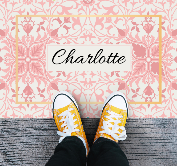 Covor vinil dormitor aranjament botanic personalizat - TenStickers