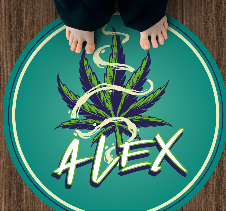 Covor de vinil Adolescenți cerc de nume - TenStickers