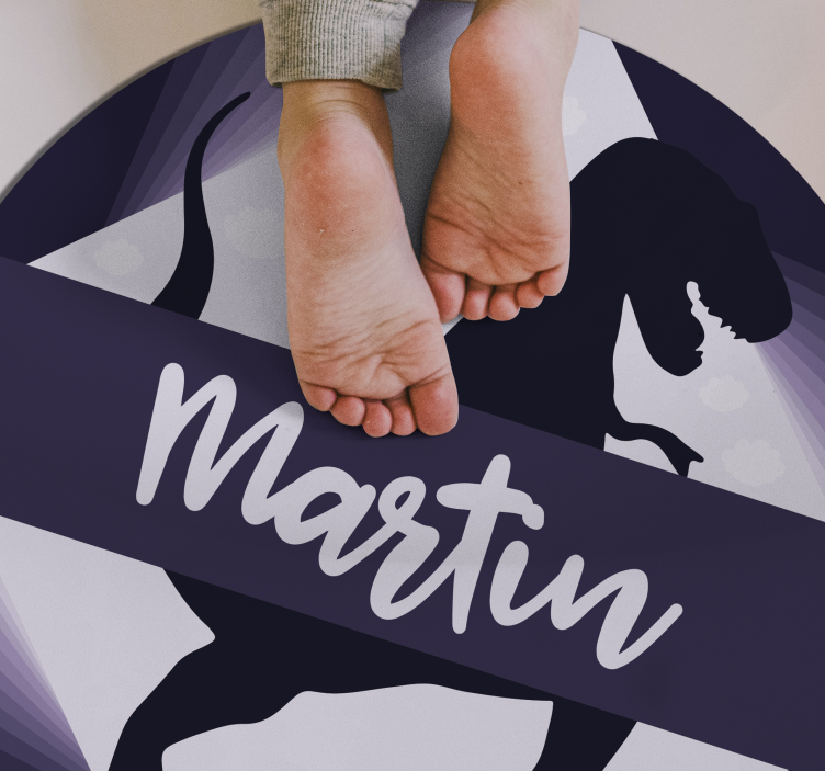 Alții covor de vinil velociraptor cu nume - TenStickers