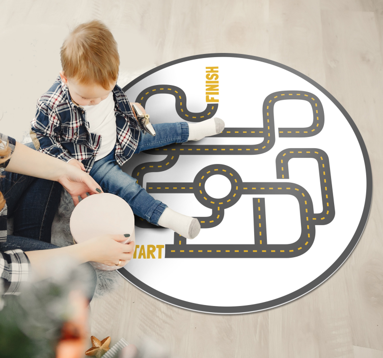 Covor spectaculos pentru copii de vinil cu oraș - TenStickers