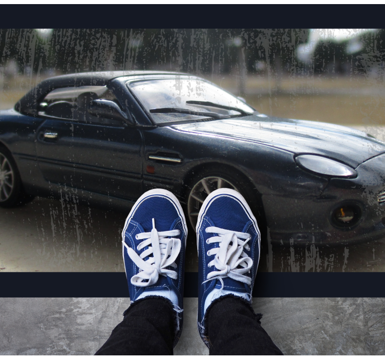 Covor de vinil drumuri mașină sport clasică - TenStickers