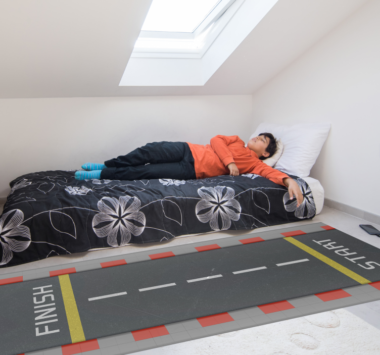 Covor de vinil drumuri pistă de curse clasică - TenStickers