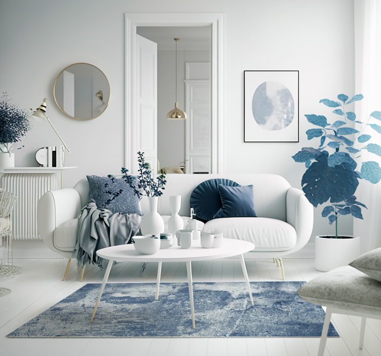 Covor de vinil cu efect de piatră efectul cimentului - TenStickers