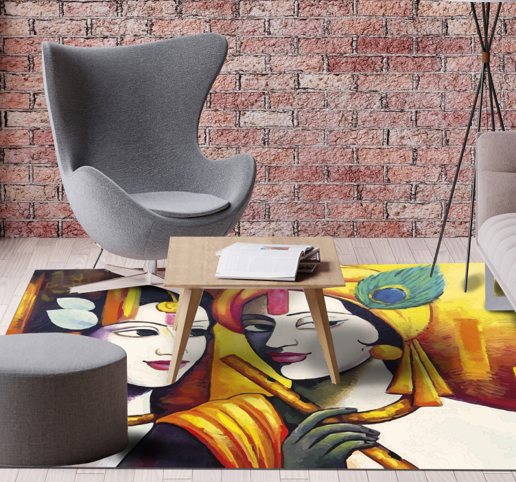 Covor de vinil hol esență culturală - TenStickers