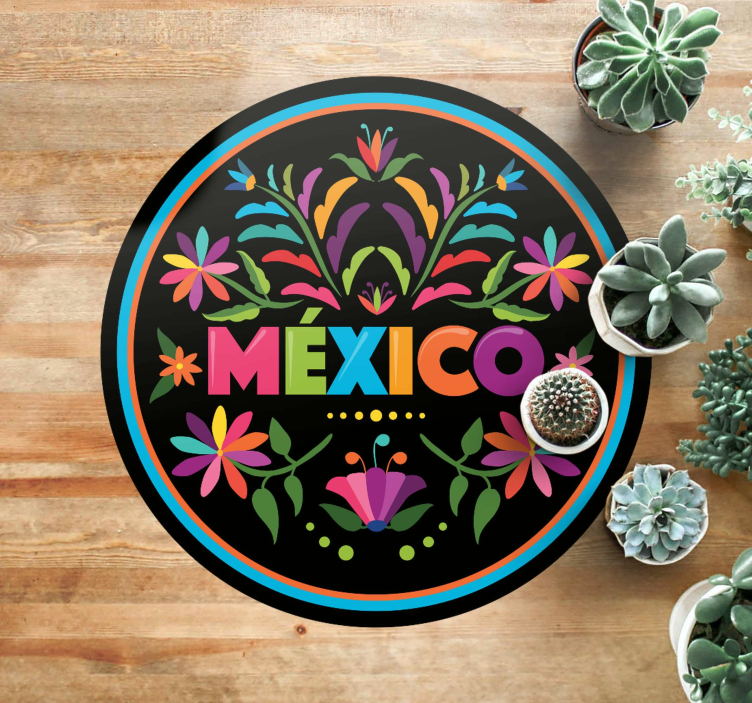 Covor de vinil etnic folclor mexican - TenStickers