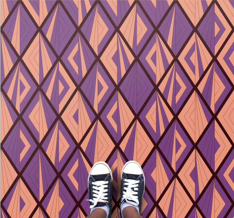 Covor de vinil geometric armonie modelului geometric - TenStickers