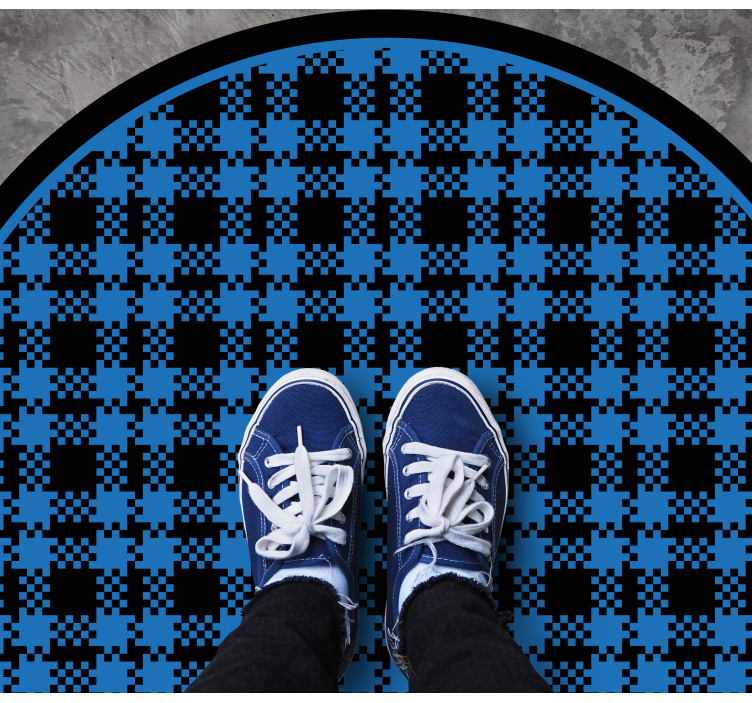 Covoruri vinil rotund compoziție verificată - TenStickers