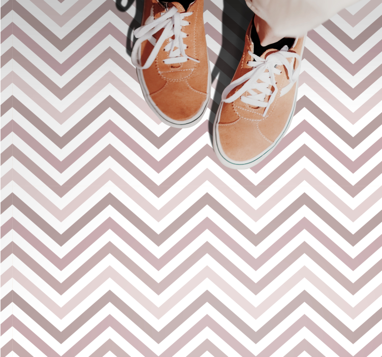 Covor de vinil geometric design model chevron - TenStickers