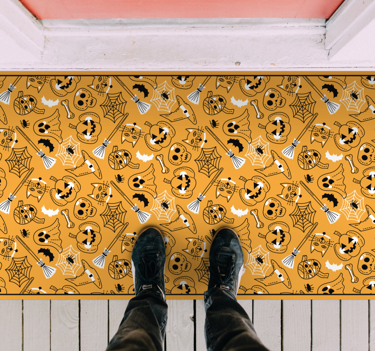 Covor de vinil Halloween halloween înfricoșător - TenStickers