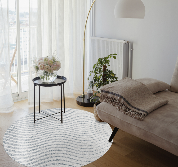 Covor de vinil hol modele de valuri moi - TenStickers