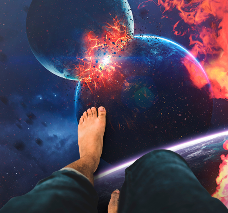 Covor de vinil stele aventură galactică cosmică - TenStickers