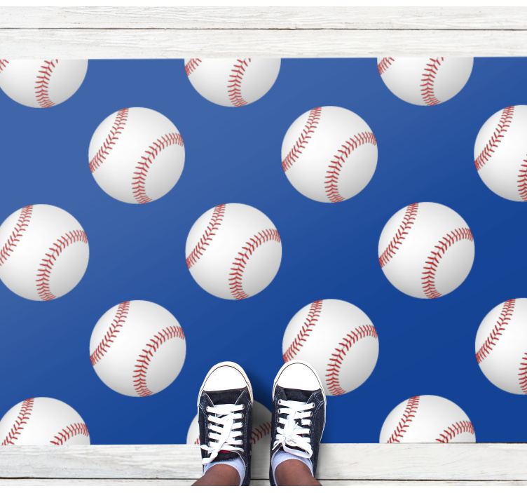 Covor de vinil jocuri motiv de baseball - TenStickers