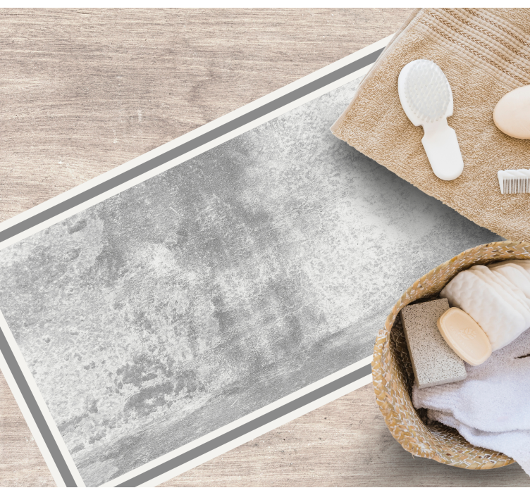 Covor de vinil efect de piatră culoare gri uzată - TenStickers