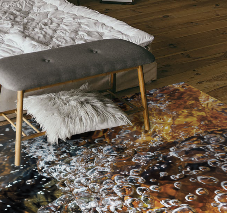 Covor din vinil curgerea apei clocotitoare - TenStickers