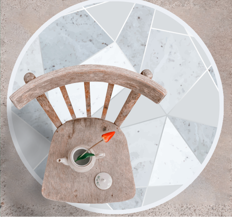 Covor de vinil marmura marmură geometrică - TenStickers