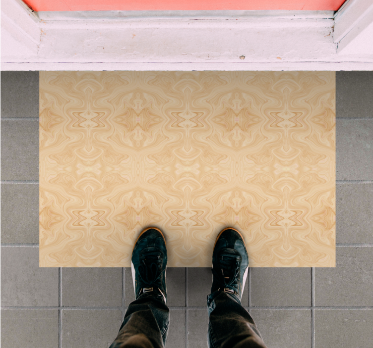 Covor de vinil marmura model elegant bej - TenStickers