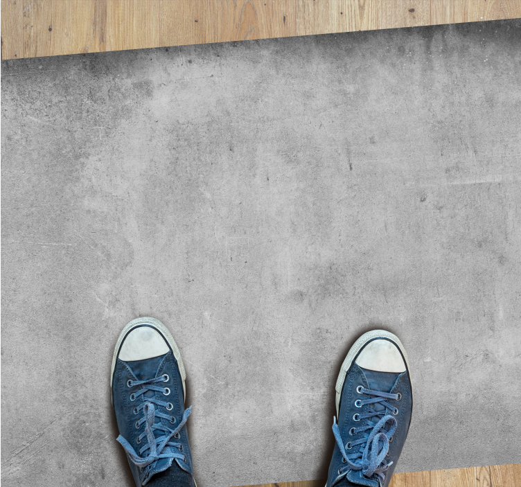 Covor de vinil marmura ton gri beton - TenStickers