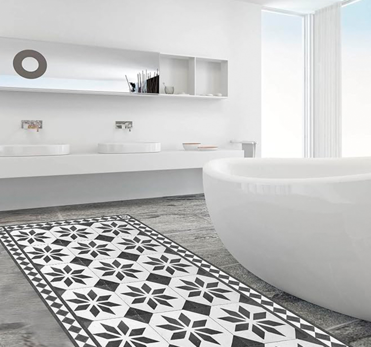 Covor de vinil mozaic covor de epocă - TenStickers