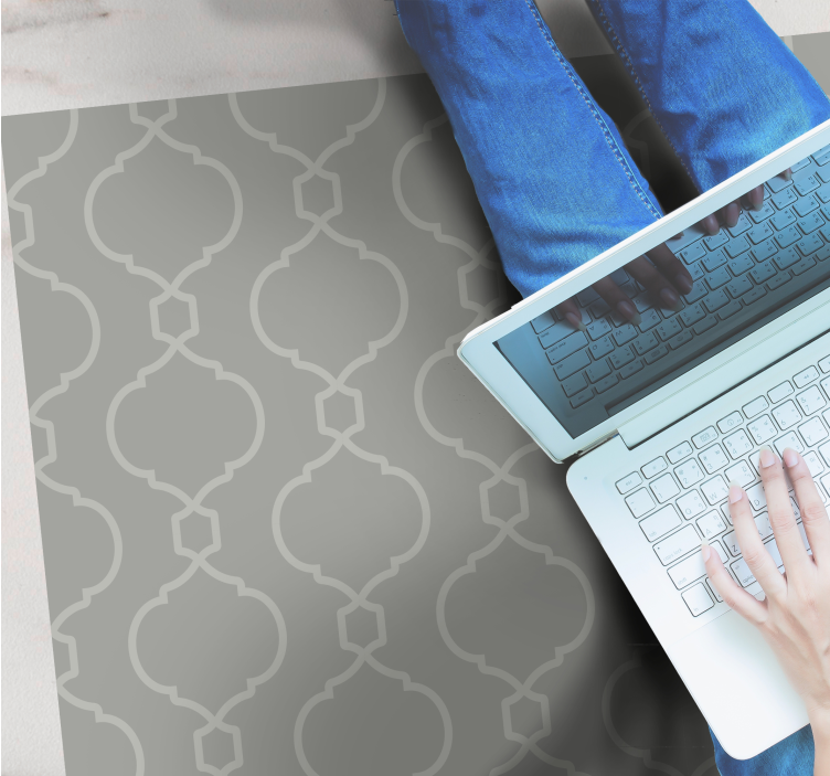 Covor vinil efect de țiglă imprimeu geometric elegant - TenStickers